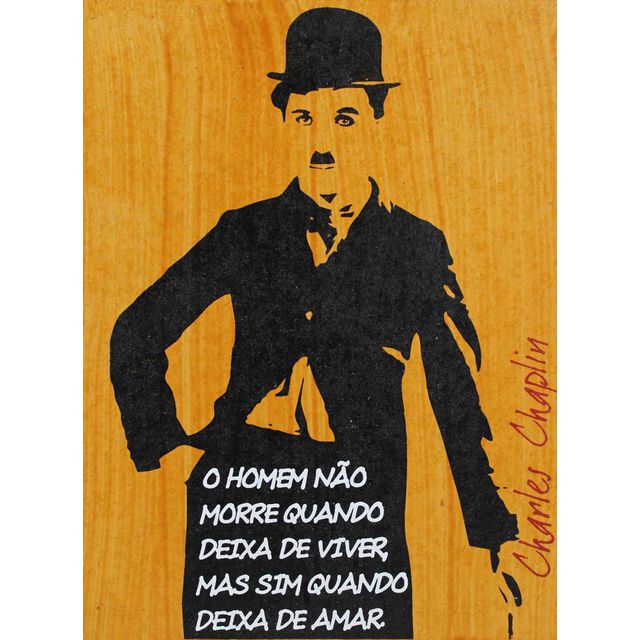 Quadrinho Charles Chaplin