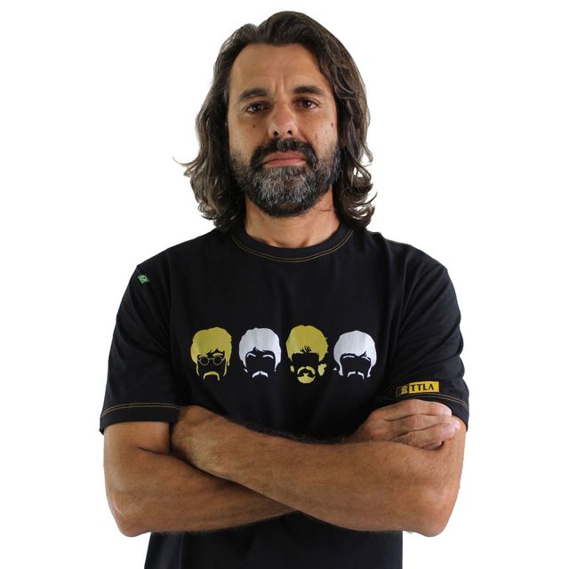 Camiseta Beatles Preta