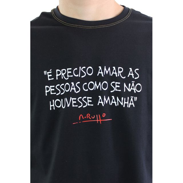 Camiseta Renato Russo Pais e Filhos Preta