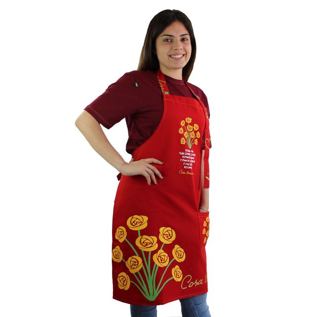 AVENTAL CORA CORALINA RECRIA - Vermelho