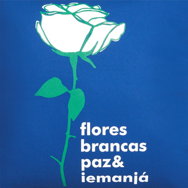 CAPA DE ALMOFADA IEMANJÁ - Azul