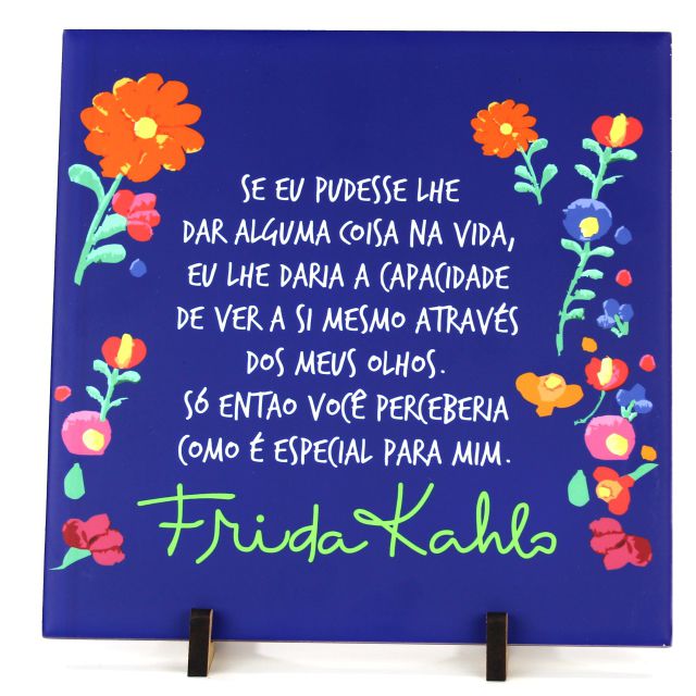 AZULEJO FRIDA KAHLO OLHOS - Color