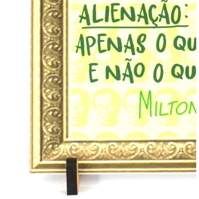 AZULEJO MILTON SANTOS - Com Moldura Impressa