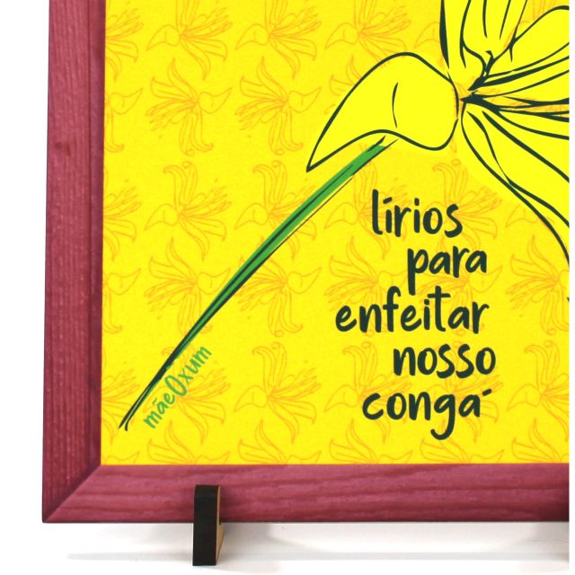 AZULEJO OXUM - Com Moldura Impressa