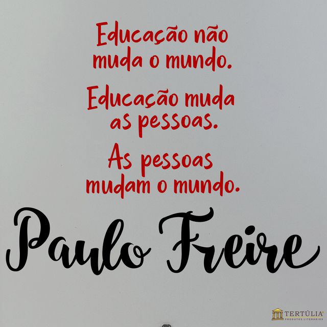 AZULEJO PAULO FREIRE EDUCAÇÃO
