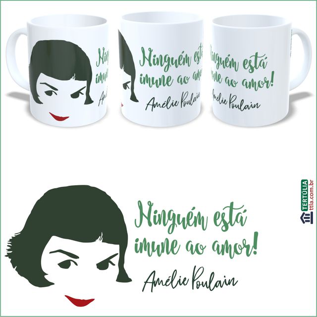CANECA AMÉLIE POULAIN - Branca 