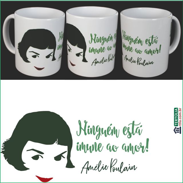 CANECA AMÉLIE POULAIN - Branca 