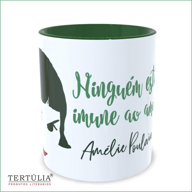 CANECA AMÉLIE POULAIN - Verde Musgo