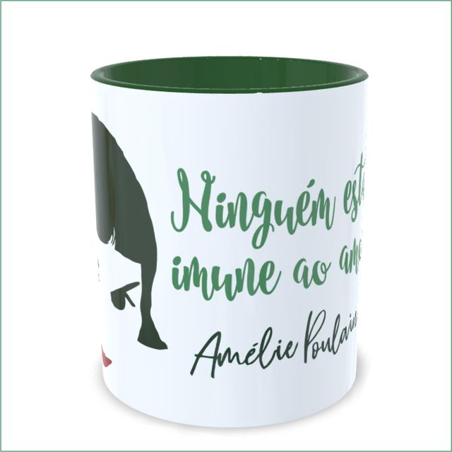 CANECA AMÉLIE POULAIN - Verde Musgo