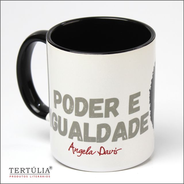 CANECA ANGELA DAVIS PODER - Preta