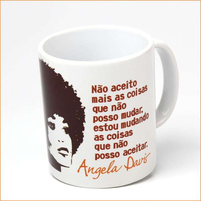 CANECA ANGELA DAVIS - Branca