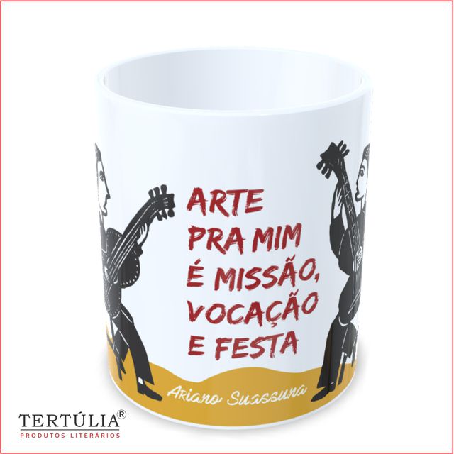 CANECA ARIANO SUASSUNA - Branca 