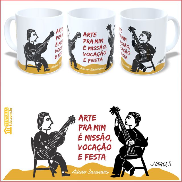 CANECA ARIANO SUASSUNA - Branca 