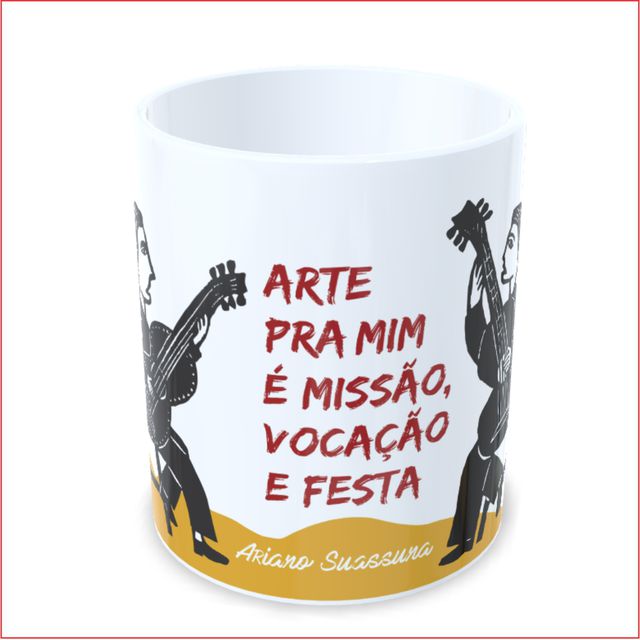 CANECA ARIANO SUASSUNA - Branca 