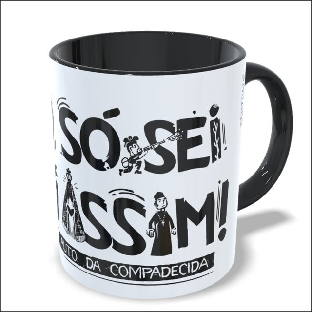 CANECA O AUTO DA COMPADECIDA - Preta