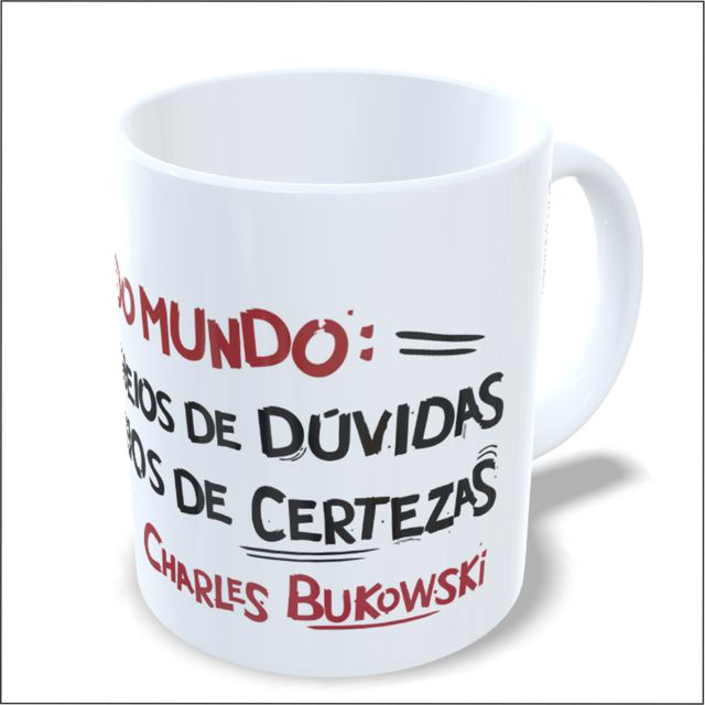 CANECA CHARLES BUKOWSKI - Branca