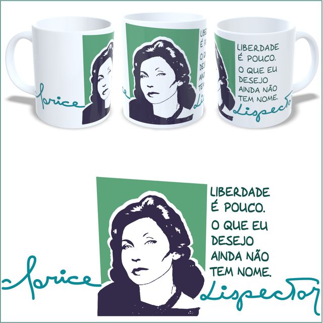 CANECA CLARICE LIBERDADE - Branca