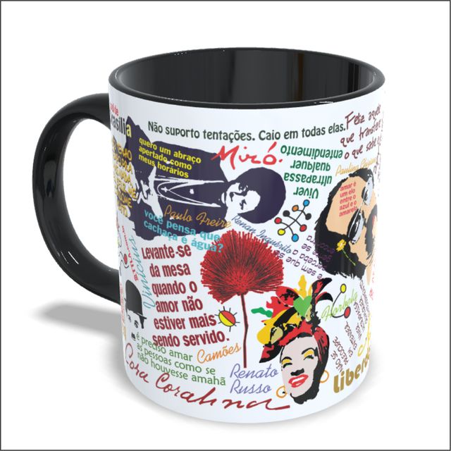 CANECA COLETÂNEA - Preta