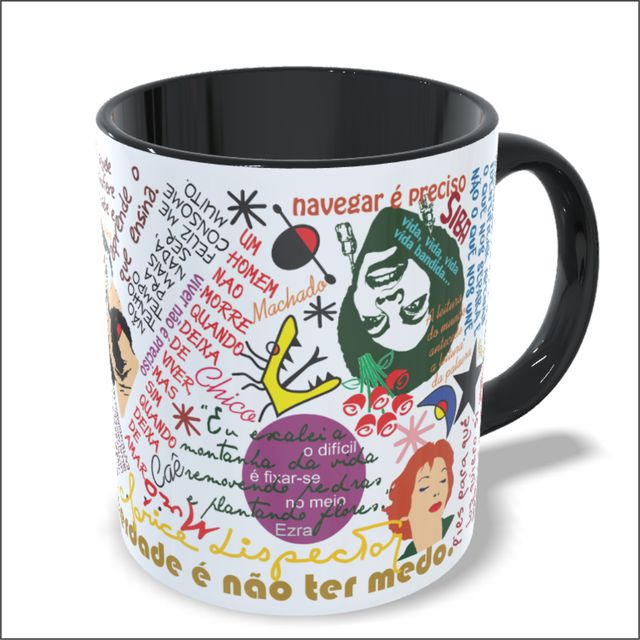 CANECA COLETÂNEA - Preta