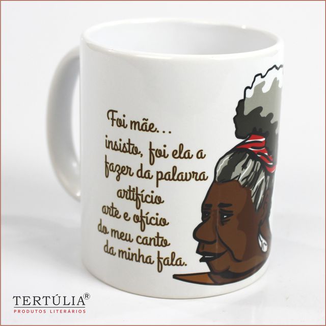 CANECA MÃE LUTADORA CONCEIÇÃO EVARISTO - Branca 