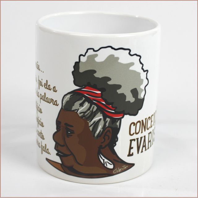 CANECA MÃE LUTADORA CONCEIÇÃO EVARISTO - Branca 