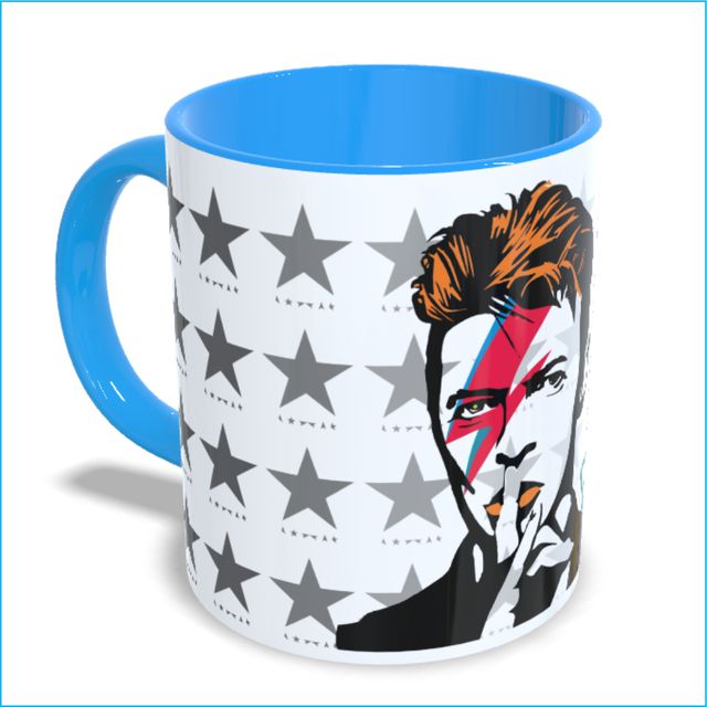 Caneca David Bowie Color Azul