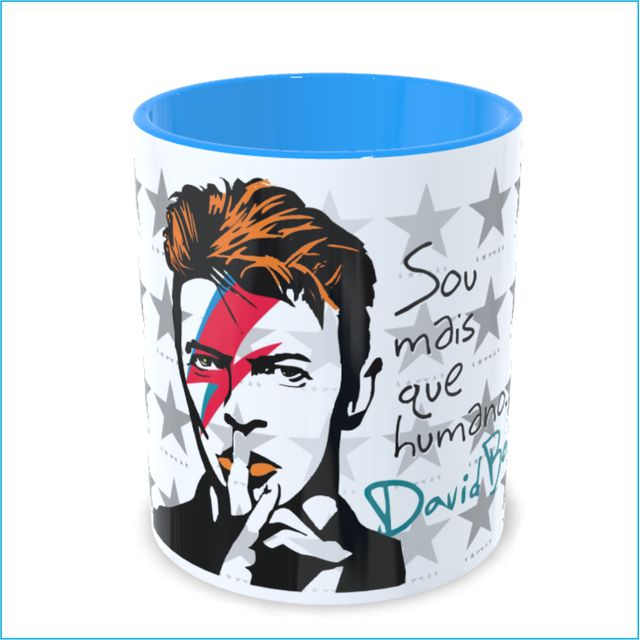 Caneca David Bowie Color Azul
