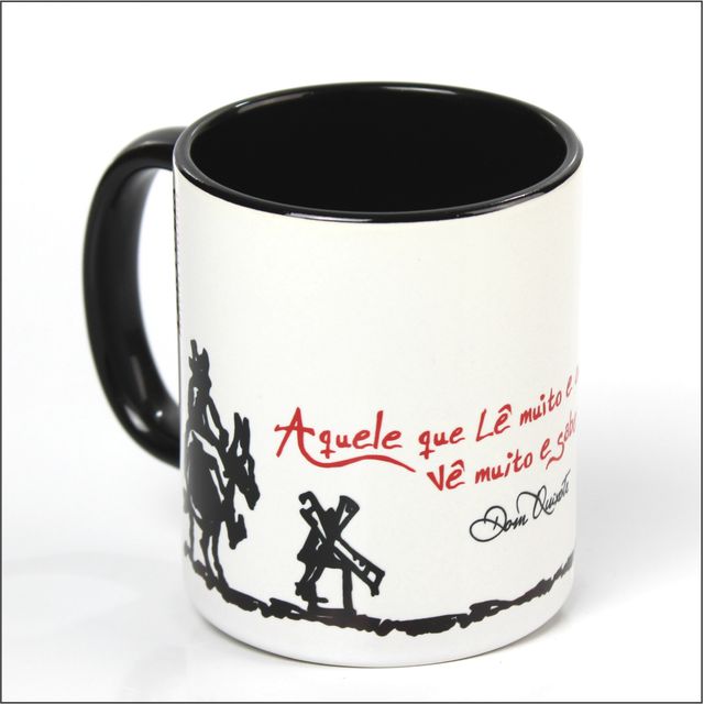 CANECA DOM QUIXOTE - Preta