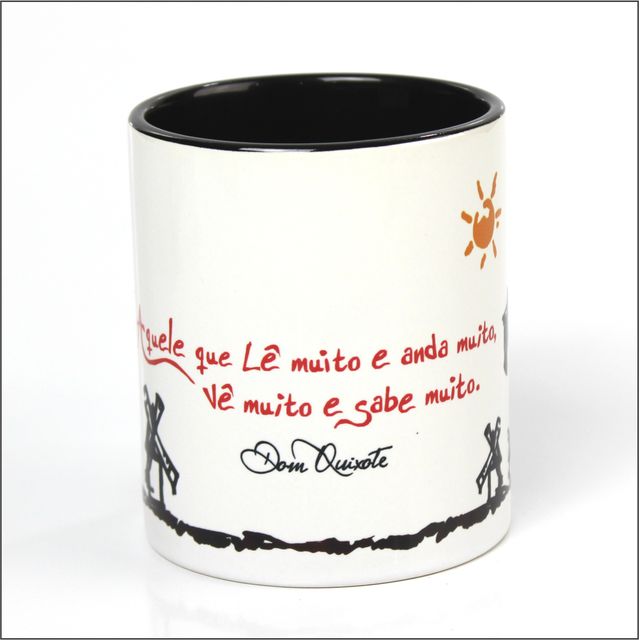 CANECA DOM QUIXOTE - Preta