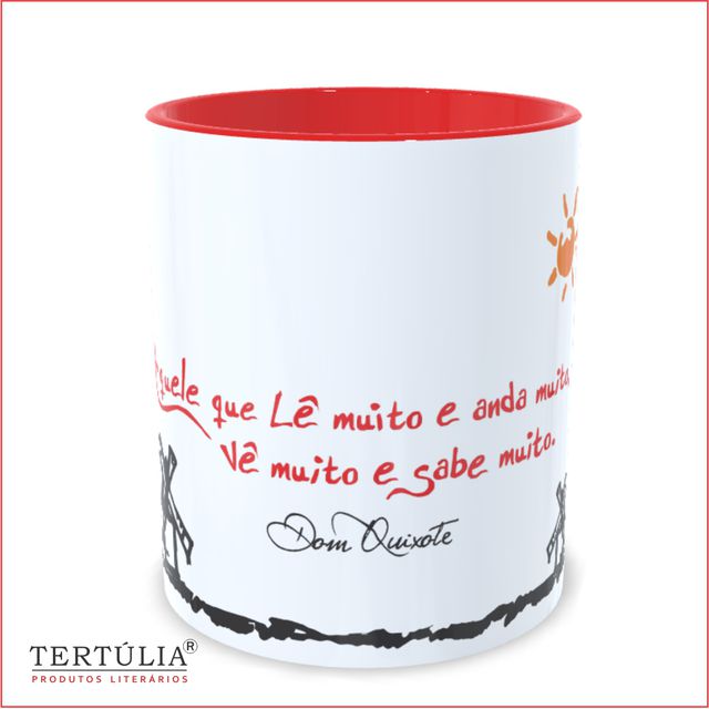 CANECA DOM QUIXOTE - Vermelha
