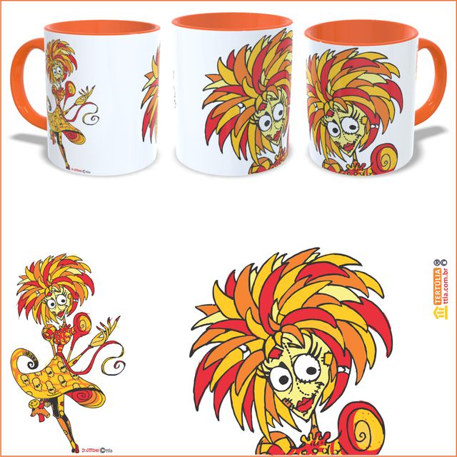 CANECA EMÍLIA - Laranja
