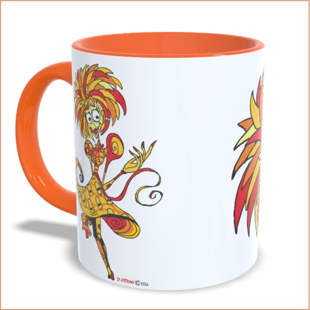 CANECA EMÍLIA - Laranja