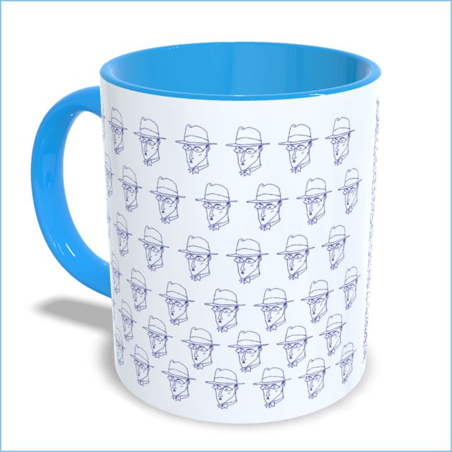 CANECA PESSOA - FINGIDOR - Azul 