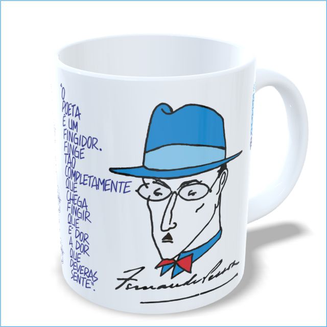 CANECA PESSOA - FINGIDOR - Branca