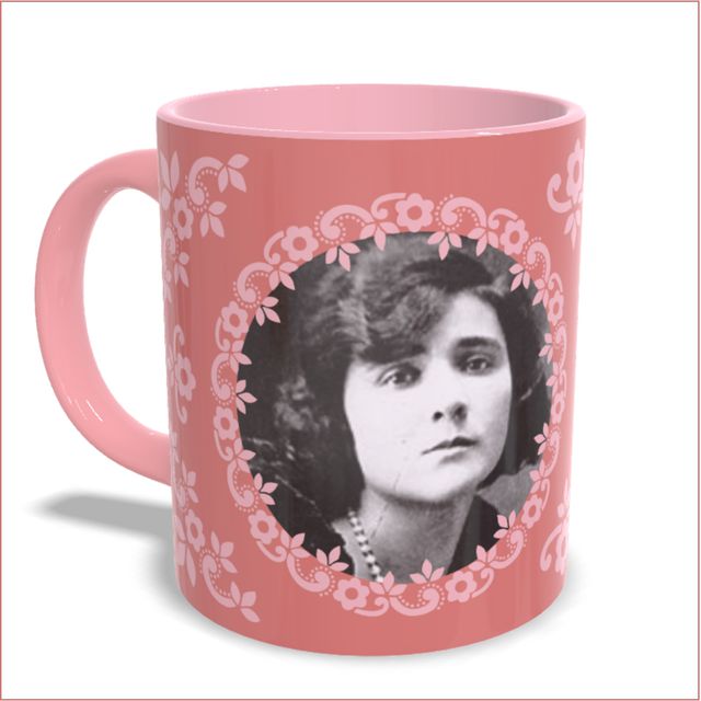 CANECA FLORBELA ESPANCA- Rosa