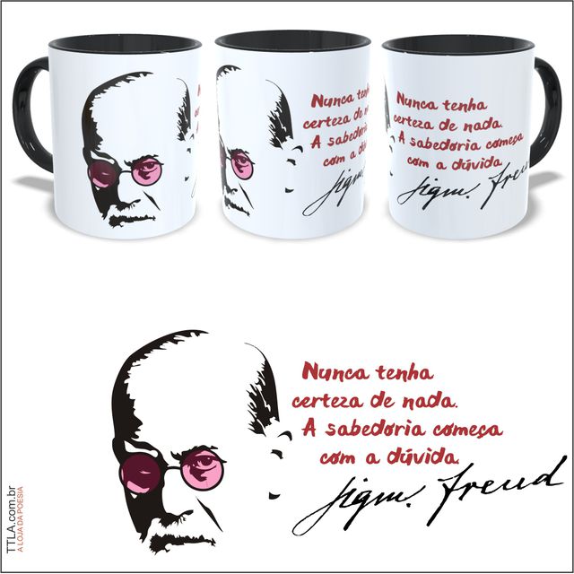 CANECA FREUD- Preta