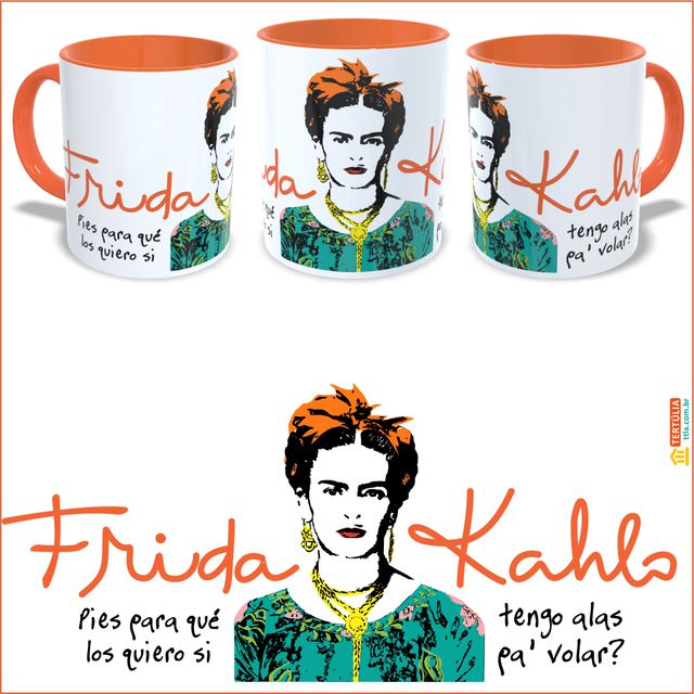 CANECA FRIDA - PÉS - Laranja