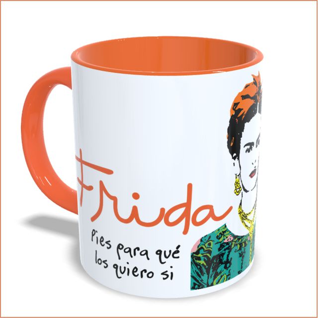 CANECA FRIDA - PÉS - Laranja