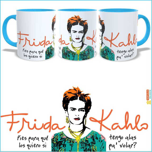 CANECA FRIDA - PIÉS - Azul Claro