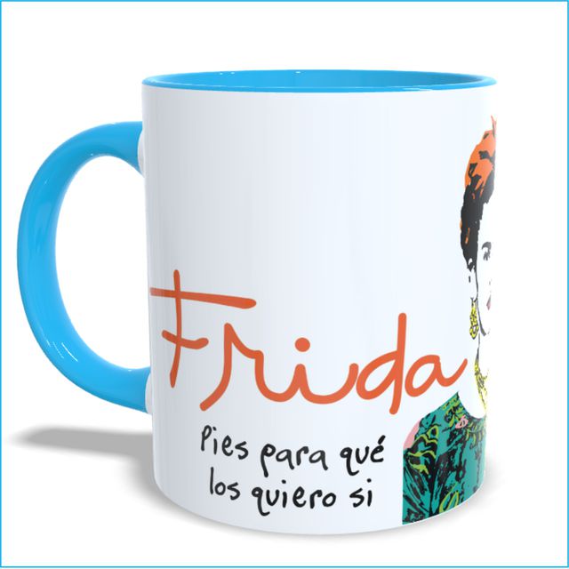 CANECA FRIDA - PIÉS - Azul Claro