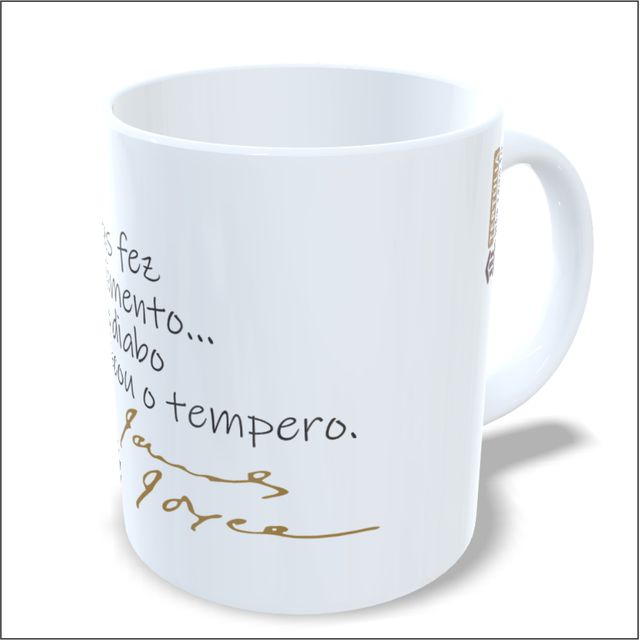 CANECA JAMES JOYCE - Branca 