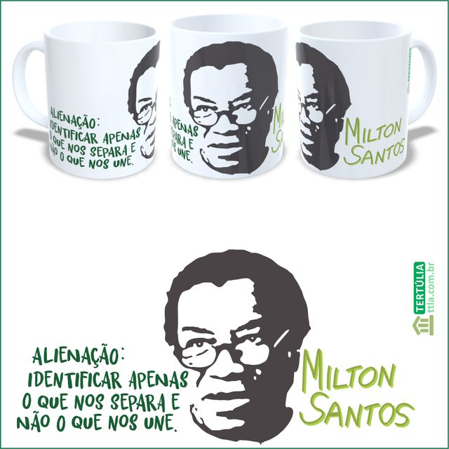 CANECA MILTON SANTOS - Branca