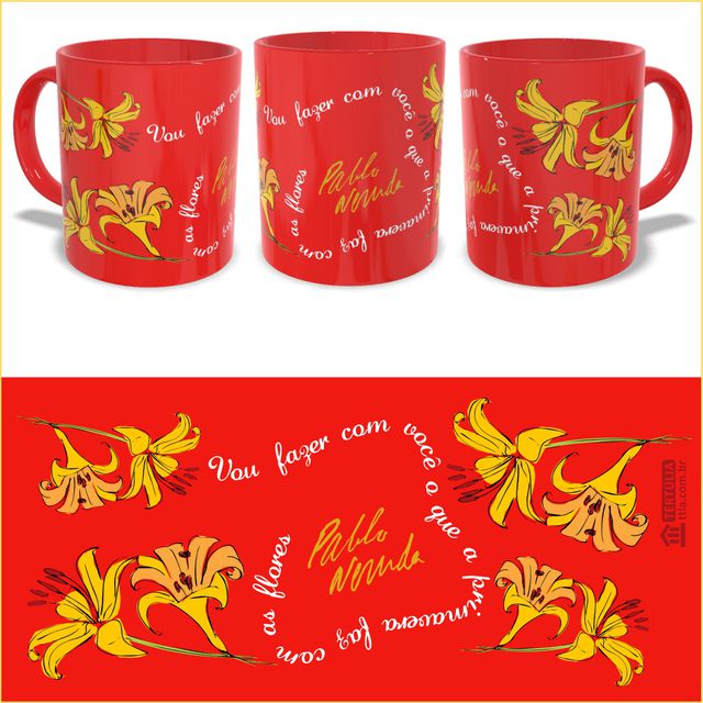 CANECA NERUDA - Vermelha