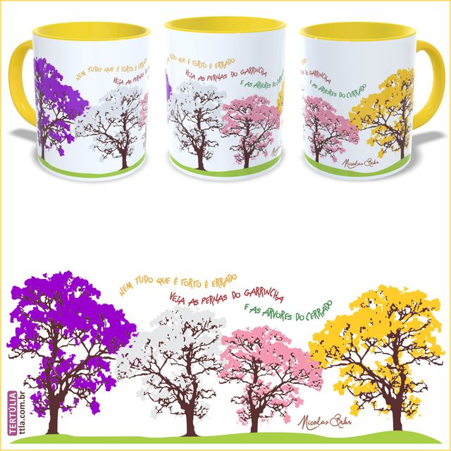 CANECA NICOLAS BEHR - Amarela