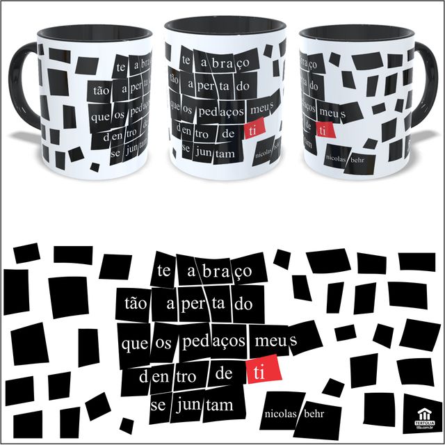 CANECA NICOLAS BEHR - Preta