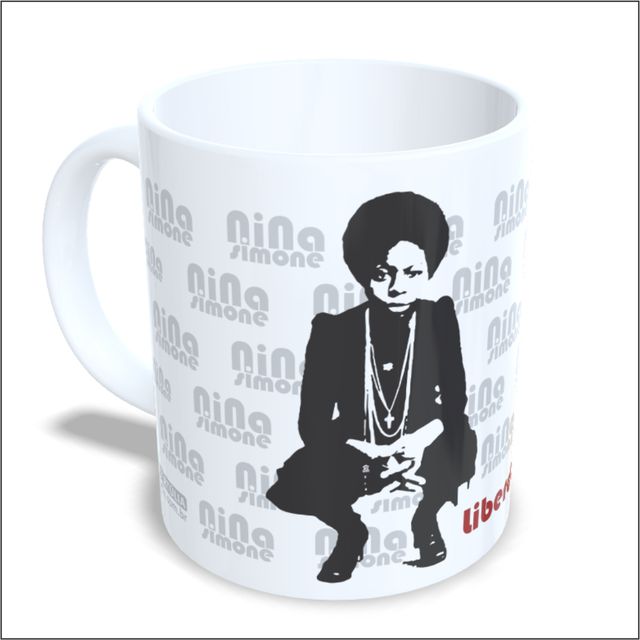 CANECA NINA SIMONE LIBERDADE - Branca