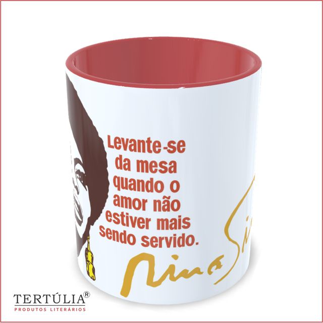 CANECA NINA SIMONE - Bordô