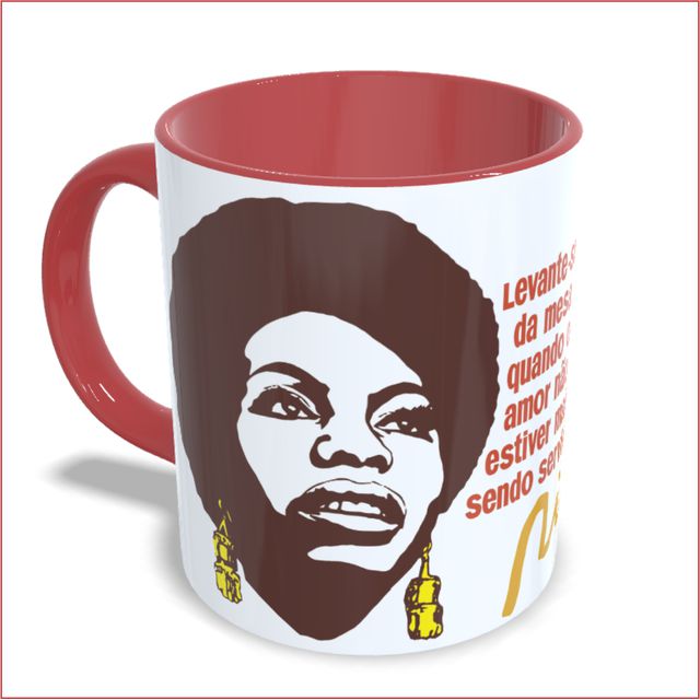 CANECA NINA SIMONE - Bordô