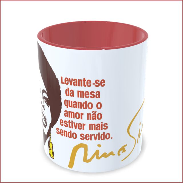 CANECA NINA SIMONE - Bordô