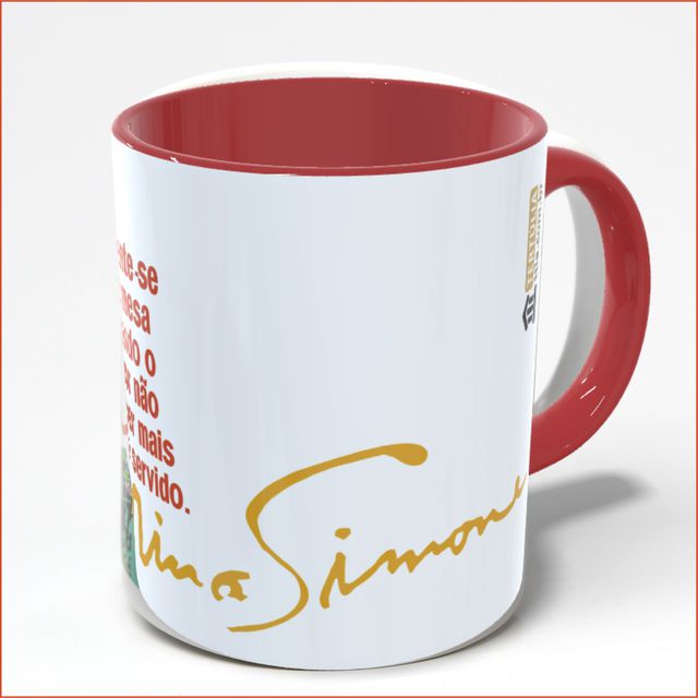 CANECA NINA SIMONE - Bordô